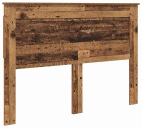 vidaXL Κεφαλάρι με κεφαλάρι Παλιό Ξύλο 160 cm Επεξεργασμένο ξύλο