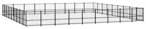 Κλουβί Σκύλου Εξωτερικού Χώρου 76,21 μ² από Ατσάλι - Μαύρο