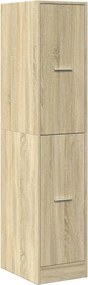 vidaXL Ντουλάπι Φαρμακείου Sonoma Δρυς 30x41x144,5 εκ. από Τεχνητό Ξύλο