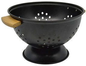 Σουρωτήρι 824700 24x24x13,7cm Natural-Black Ankor Metal,Bamboo