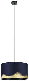 Φωτιστικό Οροφής Casuarita 39973 Φ38x150cm 1xE27 40W Blue-Gold Eglo Paper,Metal