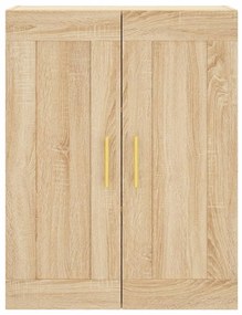 vidaXL Ντουλάπι Sonoma δρυς 69,5 x 34 x 180 εκ. από Επεξεργασμένο Ξύλο