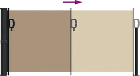 vidaXL Σκίαστρο Πλαϊνό Συρόμενο Taupe 100 x 300 εκ.
