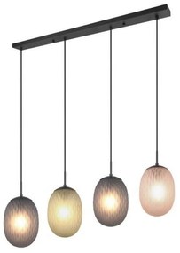 Φωτιστικό Οροφής - Ράγα Facette 364200417 117x17x150cm 4xE27 25W Multi Trio Lighting