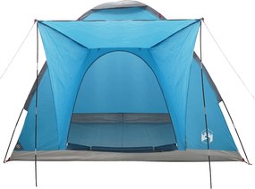 vidaXL Σκηνή Camping με στέγη Μπλε 2 Άτομα Πολυεστέρας και Χάλυβας