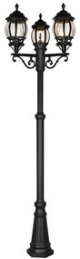 Φωτιστικό Δαπέδου Elvo 406960332 57x220cm 3xE27 60W Black Trio Lighting