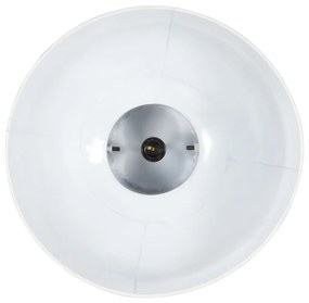 Φωτιστικό Industrial Στρογγυλό 25 W Λευκό 42 εκ Ξύλο Μάνγκο Ε27 - Λευκό