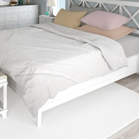 Κουβέρτα Πικέ Μονή (165x250) Dimcol Cotton 280 GSM White