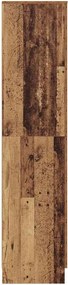 vidaXL Highboard Παλιό ξύλο 35 x 39 x 168 εκ.