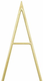 vidaXL Μεταλλικό χριστουγεννιάτικο δέντρο με βάση Χρυσό 90 cm