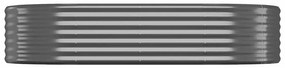 vidaXL Ζαρντινιέρα Ανθρακί 175x100x36εκ Ατσάλι με Ηλεκτρ. Βαφή Πούδρας