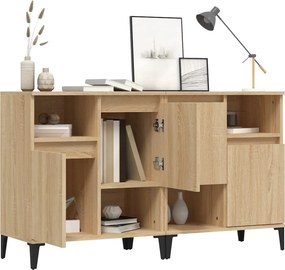 vidaXL Ντουλάπια 2 τεμ. Sonoma Δρυς 60x35x70 εκ. Επεξεργασμένο Ξύλο
