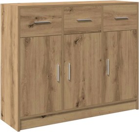 vidaXL Ντουλάπι Αρτισιανή Δρυς 91x28x75 εκ. από Επεξεργασμένο Ξύλο