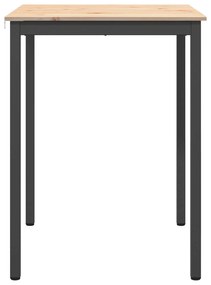 vidaXL Τραπέζι μπαρ Φυσικό 110 x 55 x 105 εκ. Στερεά ξυλεία πεύκου