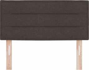 vidaXL Κεφαλάρι Σκούρο Καφέ 100 cm ύφασμα