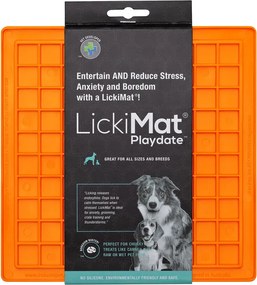 Ταΐστρα σκύλων Lickimat TPR Πορτοκαλί