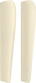 VidaXL Κρεβάτι Boxspring με Στρώμα Κρεμ 200x200 εκ. Συνθετικό Δέρμα