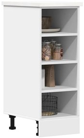 vidaXL Ντουλάπι "Riga" Λευκό 30x44,5x81,5 εκ. από Τεχνητό Ξύλο