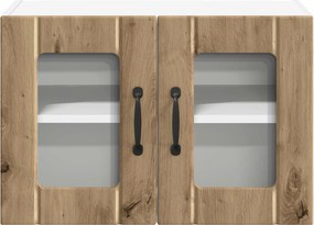vidaXL Ραφιέρα τοίχου LUCCA Artisan Δρυς 60 x 31 x 40 εκ