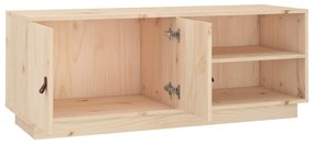 vidaXL Έπιπλο Τηλεόρασης 105 x 34 x 40 εκ. από Μασίφ Ξύλο Πεύκου
