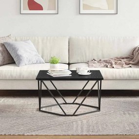 vidaXL Τραπεζάκι σαλονιού Μαύρη δρυς 80 x 80 x 45 cm