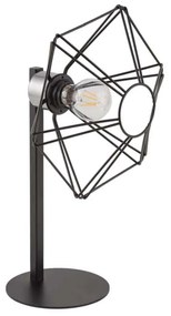 Φωτιστικό Επιτραπέζιο Vario 50350 26x28x44cm 1xE27 60W Black-Silver Sigma Lighting