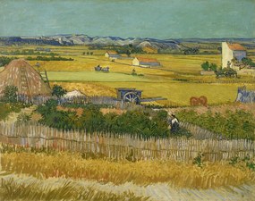 Αναπαραγωγή The Harvest, 1888, Vincent van Gogh