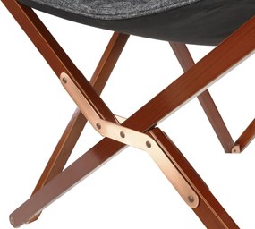ΚΑΡΈΚΛΕΣ &amp; ΠΟΛΥΘΡΌΝΕΣ ΚΉΠΟΥ BUTTERFLY CHAIR MIXED GREY LESLI LIVING 42448