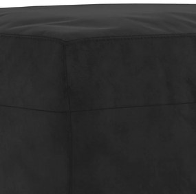 vidaXL Πάγκος μαύρο 70 x 35 x 41 εκ. Βελούδινος
