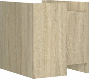 vidaXL Κομοδίνο Sonoma Δρυς 45x50x50 εκ. από Επεξεργασμένο Ξύλο