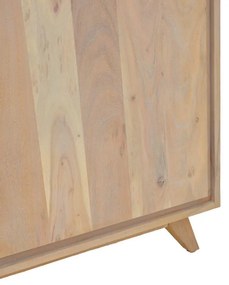 Μπουφές Emira Μασίφ Ξύλο Ακακίας σε Φυσικό 200x40x80εκ. 200x40x80 εκ.