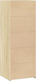 vidaXL Ντουλάπι Sonoma Δρυς 45x41x124 εκ. από Επεξεργασμένο Ξύλο