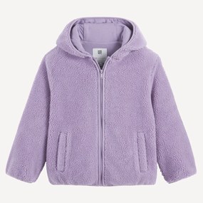 Ζακέτα Sherpa με κουκούλα