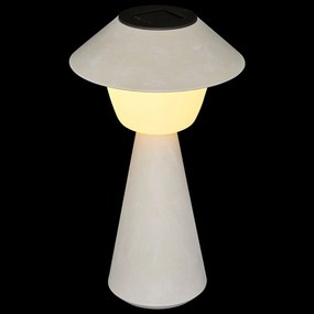 Επιτραπέζιο Ηλιακό Φωτιστικό (Φ18x31.8) A-S Damon Beige 213755A