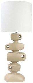 Φωτιστικό Επιτραπέζιο Cyrano 031378 80cm Ε27 60W White-Beige