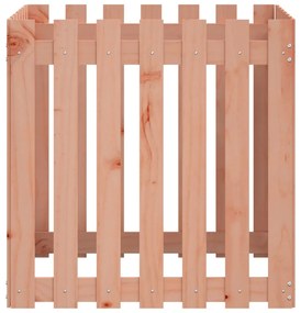 vidaXL Ζαρντινιέρα με Σχ. Φράχτη 70x70x70 εκ. Μασίφ Ξύλο Ψευδοτσούγκας