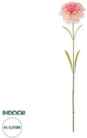 Artificial Garden PING CARNATION BRANCH 21209 Τεχνητό Διακοσμητικό Κλαδί Γαρίφαλο Ρόζ Y60cm Globostar-21209-Ροζ 21209