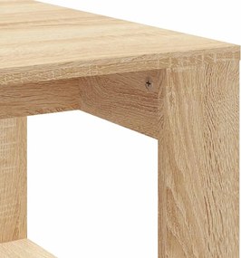 vidaXL Τραπεζάκι Σαλονιού Sonoma Δρυς 102 x 50 x 35 εκ. Επεξεργ. Ξύλο