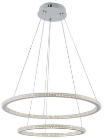 Φωτιστικό Οροφής Bryant LED-BRYANT-S2 54W Led Φ60-40cm 150cm White Luce Ambiente Design Αλουμίνιο