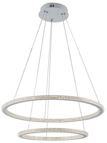 Φωτιστικό Οροφής Bryant LED-BRYANT-S2 54W Led Φ60-40cm 150cm White Luce Ambiente Design Aluminium