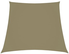 vidaXL Πανί Σκίασης Τραπέζιο Μπεζ 3/4 x 3 μ. από Ύφασμα Oxford
