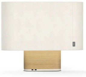 Φωτιστικό Επιτραπέζιο Belmont 10727 55,8x17x44cm 2xE26 30W Oak-White Pablo Designs