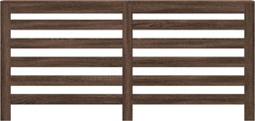 vidaXL Κάλυμμα Καλοριφέρ Καφέ Δρυς 175x20x82 εκ. Επεξεργασμένο Ξύλο
