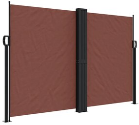 vidaXL Σκίαστρο Πλαϊνό Συρόμενο Καφέ 160 x 1000 εκ.