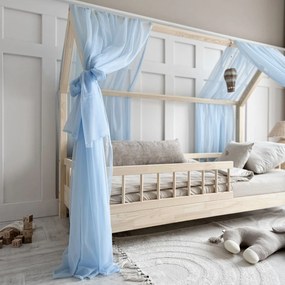 Κουρτίνα Οροφής Bianco Bed Blue Voile  Luletto