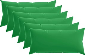 vidaXL Κάλυμμα Μαξιλαριού 6 pcs HEERLEN Πράσινο 40 x 80 cm Πολυεστέρας