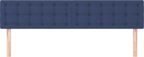 vidaXL Κεφαλάρια Μπλε 160x5x78/88 εκ. Ύφασμα