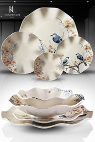 Dinner Set (24 Pieces) MCH10396 Multicolor
