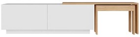 Έπιπλο Τηλεόρασης Oslo 362ANT1156 180x43x30cm White-Pine