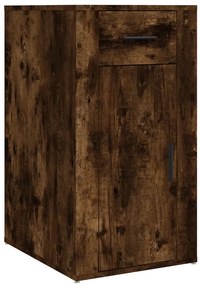 vidaXL Ντουλάπι Γραφείου Καπνιστή Δρυς 40x49x75 εκ. Επεξεργ. Ξύλο